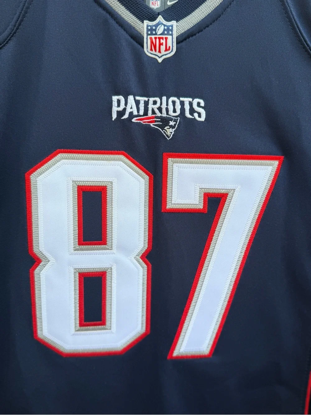 NWT Nike NFL New England Patriots Youth M (10-12) #87 Rob Gronkowski Jersey P6